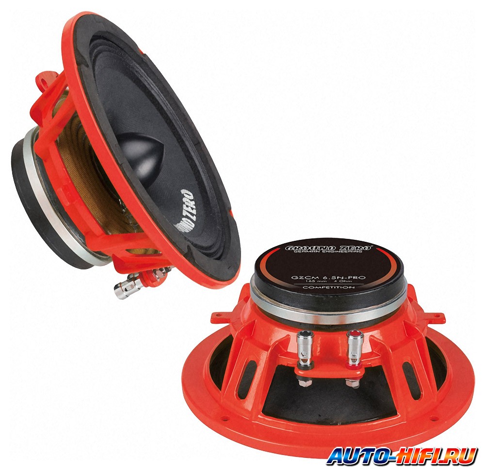 Среднечастотная акустика Ground Zero GZCM 6.5N-PRO Среднечастотная акустика Ground Zero GZCM 6.5N-PRO